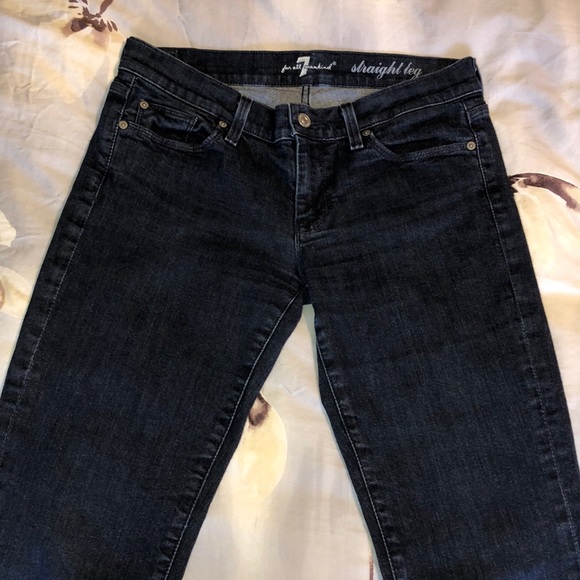 7 For All Mankind Straight Leg Jeans. Size 30 - Picture 3 of 8